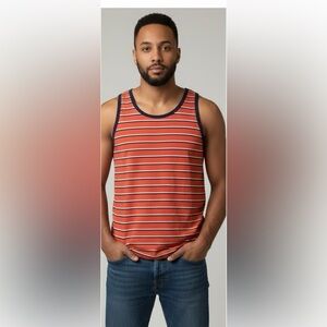 Red & Blue Stripper Tank top